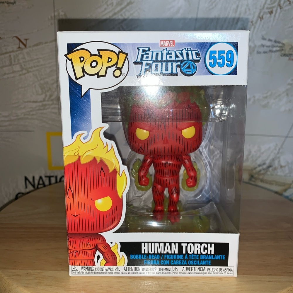 Funko Pop! Human Torch #559 Vinyl Figure